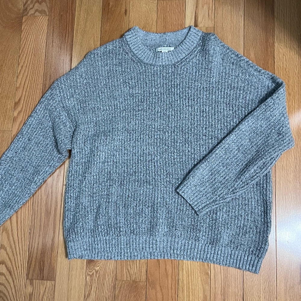 AE OVERSIZED SOFTEST CREW NECK SWEATER